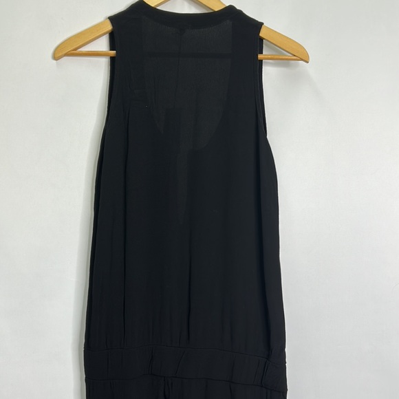 Monrow Revolve sleeveless zip crepe jogger jumpsuit in Neptune NWT - Picture 7 of 12